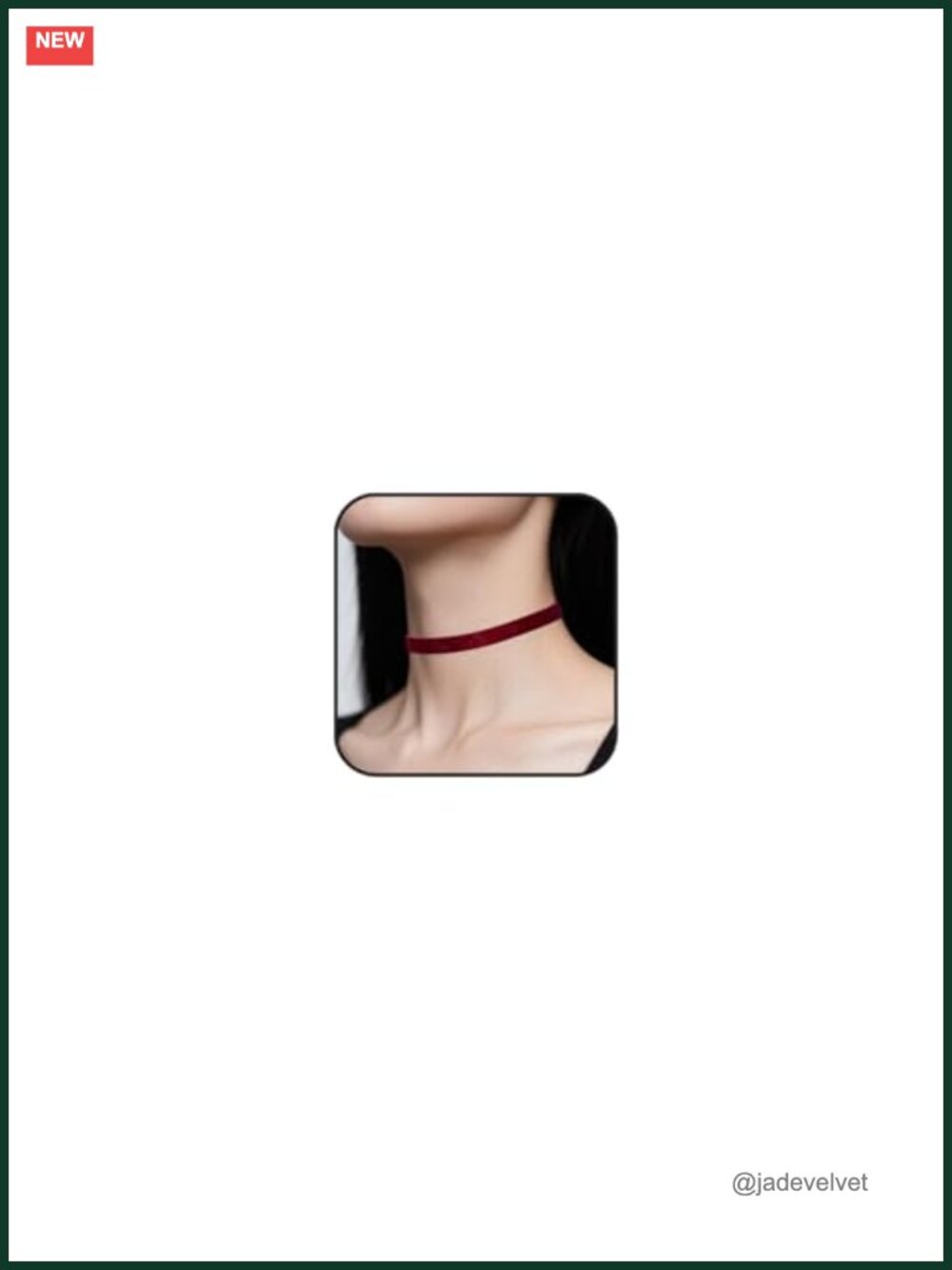 Red Velvet Choker Snowflake Pendant Christmas Necklace